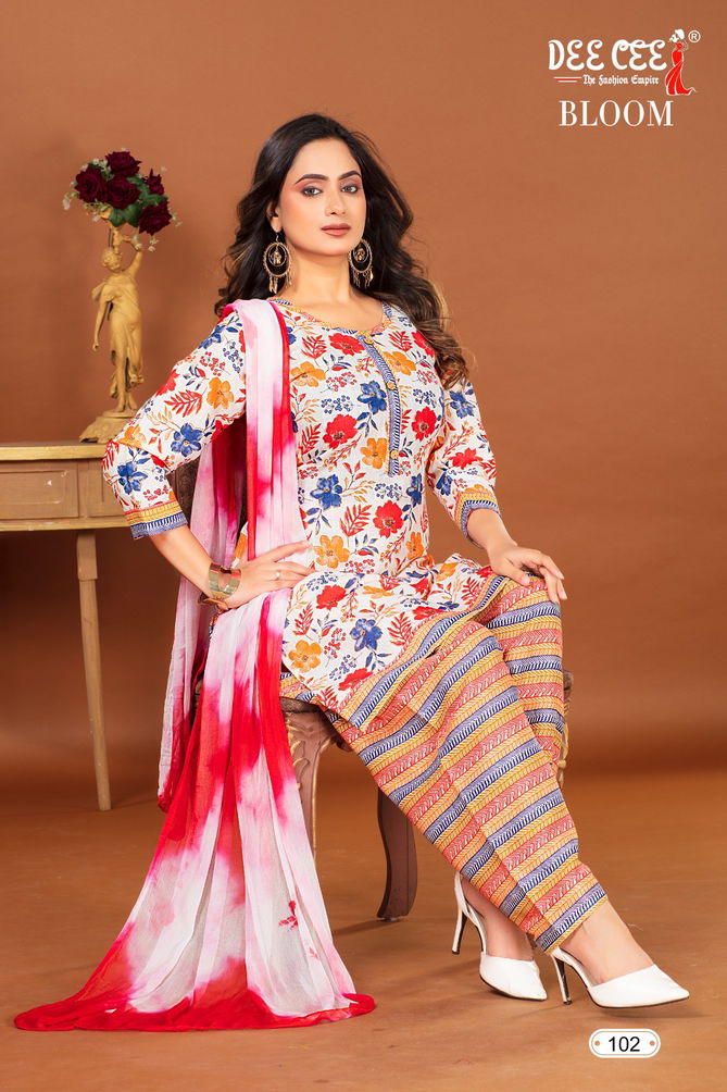 Bloom By Dee Cee Casual Wear Printed Cotton Readymade Suits Wholesale Shop In Surat